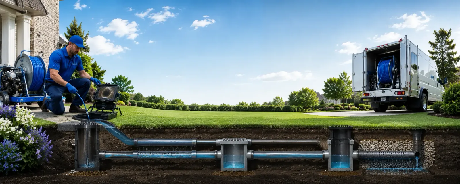 Outdoor drain cleaning information for Owensville, MO